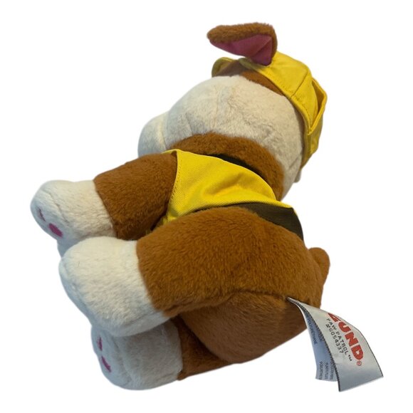 GUND Paw Patrol Rubble Plush Toy – Yellow Hat & Vest – 9” Bulldog Stuffed Animal - Picture 5 of 7